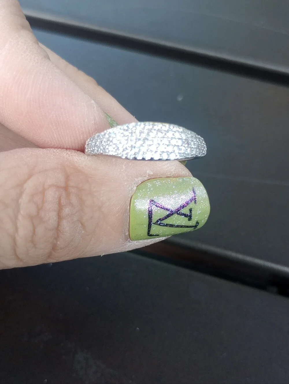 Pavé Sparkle Silver Band Ring